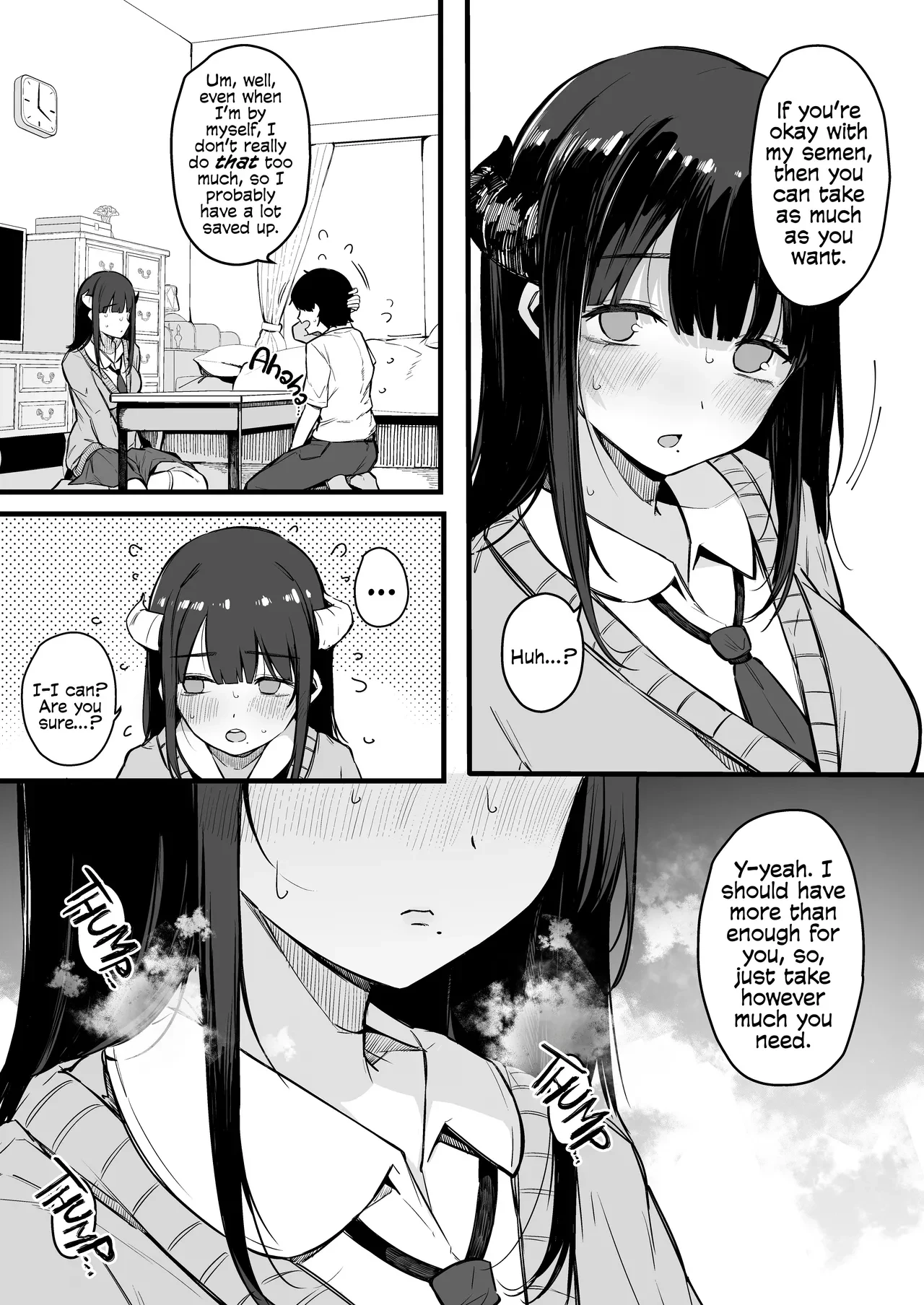 From That Day On, The Plain Looking Succubus Tried Her Hardest TO Drain My Cum — page 11