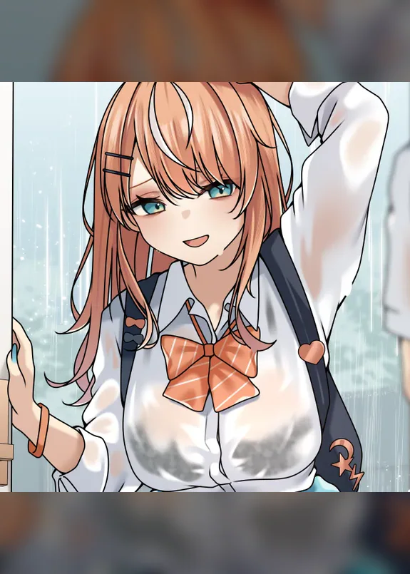 おねぇちゃんの友達のり○しぃが雨宿りに来た